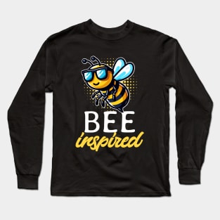 Bee Inspired Cool Cute Kawaii Honey Bee Long Sleeve T-Shirt